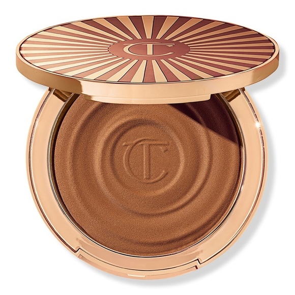 🍄HOST PICK🍄Charlotte Tilbury Beautiful Skin Sun-Kissed Glow Cream Bronzer, 2 Med - Picture 6 of 9